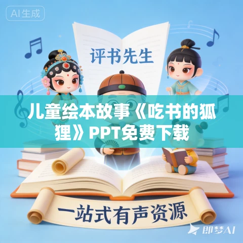 儿童绘本故事《吃书的狐狸》PPT免费下载 儿童绘本故事《吃书的狐狸》PPT免费下载