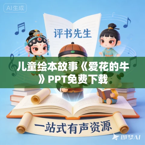 儿童绘本故事《爱花的牛》PPT免费下载 儿童绘本故事《爱花的牛》PPT免费下载