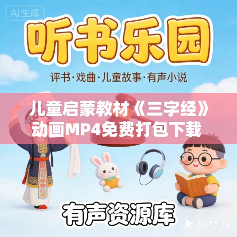 儿童启蒙教材《三字经》动画MP4免费打包下载 54集