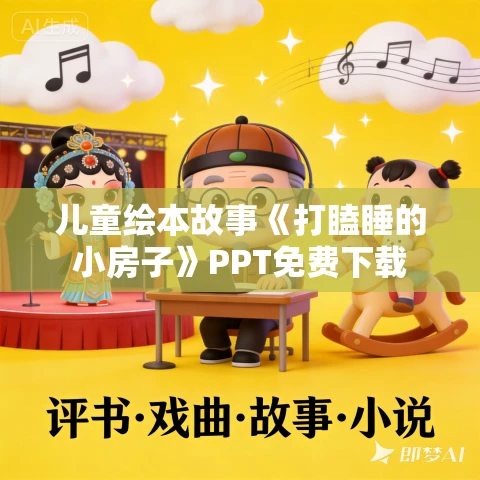 儿童绘本故事《打瞌睡的小房子》PPT免费下载 儿童绘本故事《打瞌睡的小房子》PPT免费下载