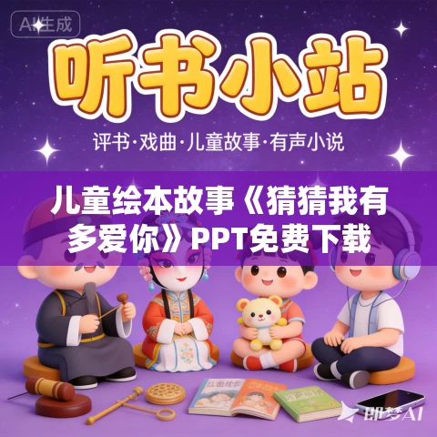 儿童绘本故事《猜猜我有多爱你》PPT免费下载