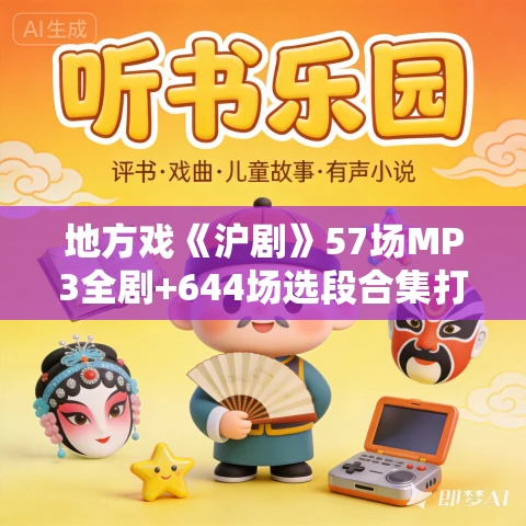 地方戏《沪剧》57场MP3全剧+644场选段合集打包下载