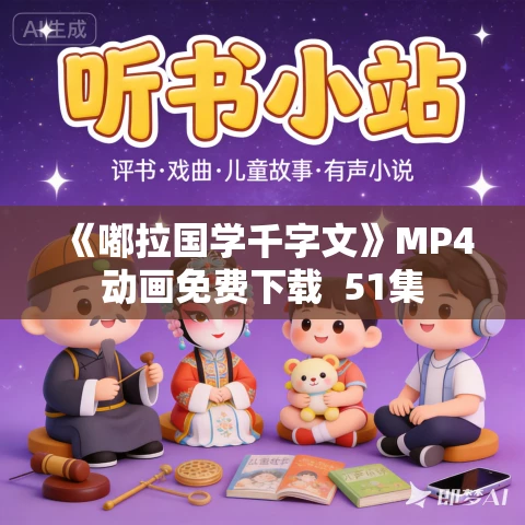 《嘟拉国学千字文》MP4动画免费下载  51集
