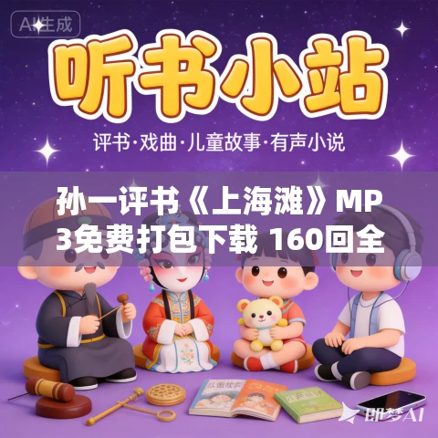 孙一评书《上海滩》MP3免费打包下载 160回全集