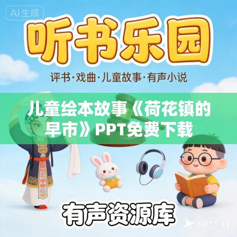 儿童绘本故事《荷花镇的早市》PPT免费下载 儿童绘本故事《荷花镇的早市》PPT免费下载
