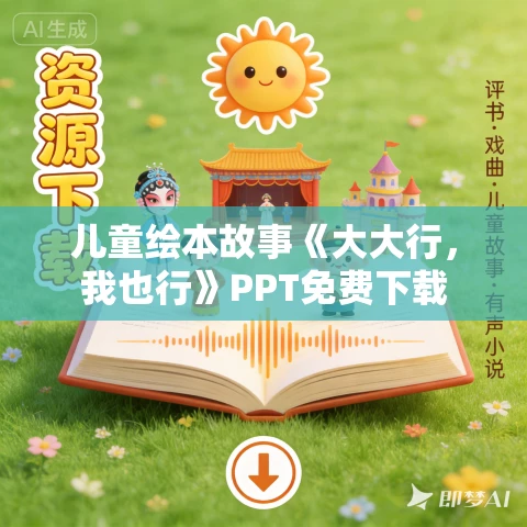 儿童绘本故事《大大行,我也行》PPT免费下载 儿童绘本故事《大大行,我也行》PPT免费下载