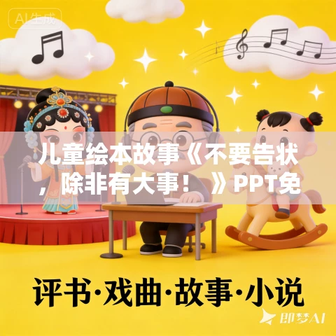 儿童绘本故事《不要告状,除非有大事! 》PPT免费下载 儿童绘本故事《不要告状,除非有大事! 》PPT免费下载
