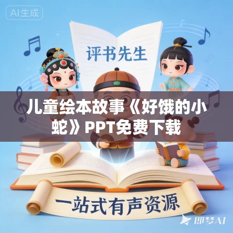 儿童绘本故事《好饿的小蛇》PPT免费下载