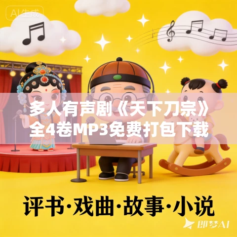 多人有声剧《天下刀宗》全4卷MP3免费打包下载 掷地有声 401集完结 多人有声剧《天下刀宗》全4卷MP3免费打包下载 掷地有声 401集完结
