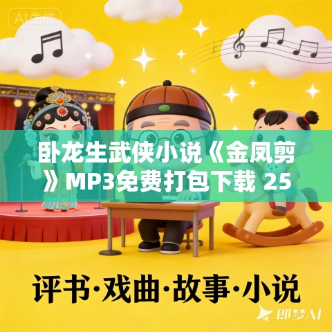 卧龙生武侠小说《金凤剪》MP3免费打包下载 256集