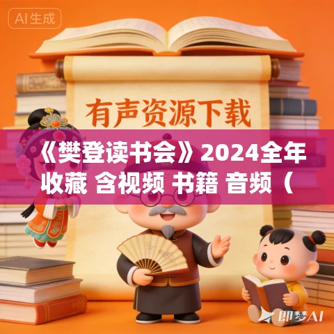 《樊登读书会》2024全年收藏 含视频 书籍 音频（pdf.mp4.mp3）