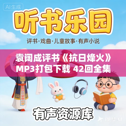 袁阔成评书《抗日烽火》MP3打包下载 42回全集 袁阔成评书《抗日烽火》MP3打包下载 42回全集