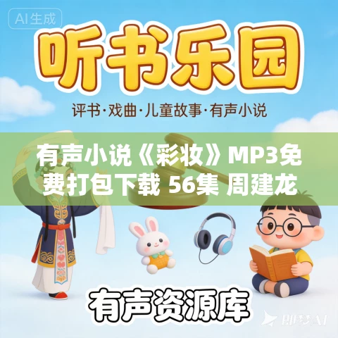 有声小说《彩妆》MP3免费打包下载 56集 周建龙播讲