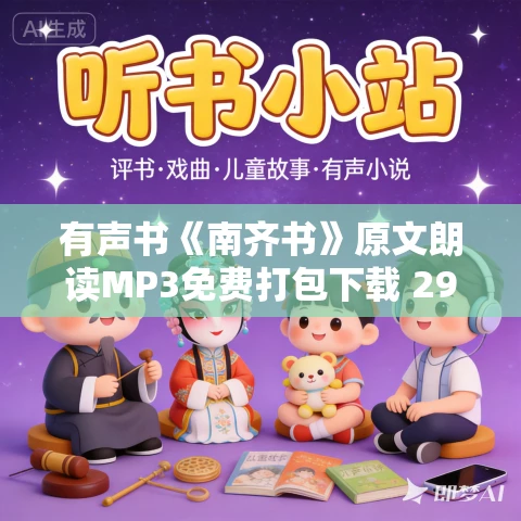 有声书《南齐书》原文朗读MP3免费打包下载 290集 白云出岫演播