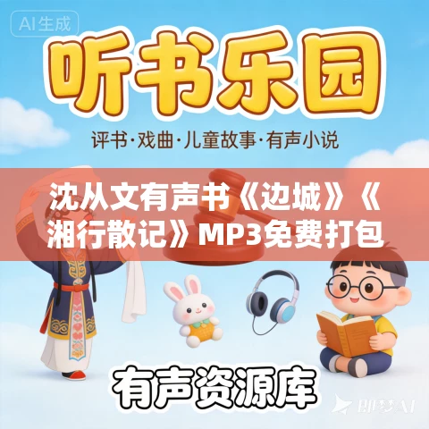 沈从文有声书《边城》《湘行散记》MP3免费打包下载 24集全 人文读书声播音