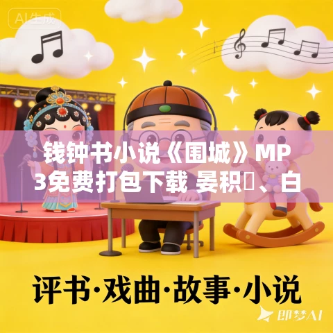 钱钟书小说《围城》MP3免费打包下载 晏积瑄、白钢、晨诵无声播音 56集完结