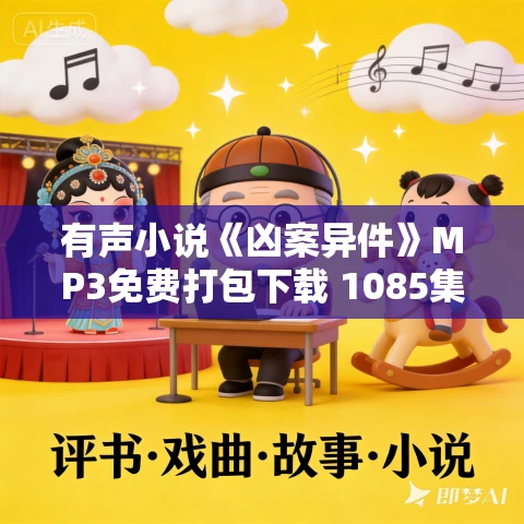 有声小说《凶案异件》MP3免费打包下载 1085集完结 零少侠播音