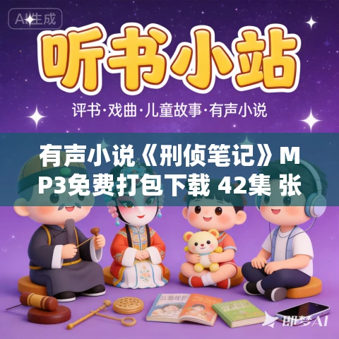 有声小说《刑侦笔记》MP3免费打包下载 42集 张嵩讲故事播音