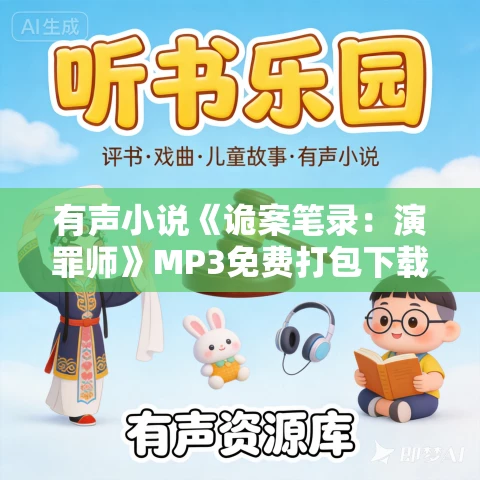 有声小说《诡案笔录：演罪师》MP3免费打包下载 有声的紫襟播音 132集