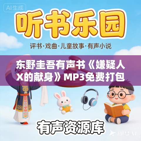 东野圭吾有声书《嫌疑人X的献身》MP3免费打包下载 53集全 东野圭吾有声书《嫌疑人X的献身》MP3免费打包下载 53集全