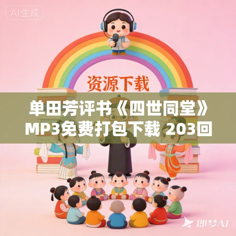 单田芳评书《四世同堂》MP3免费打包下载 203回 AI单田芳声音重现