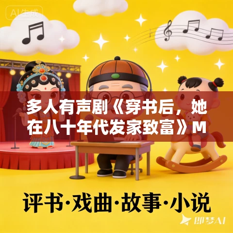 多人有声剧《穿书后，她在八十年代发家致富》MP3免费打包下载 青兔播讲 1356集完结