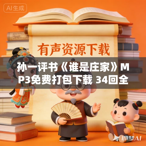 孙一评书《谁是庄家》MP3免费打包下载 34回全集