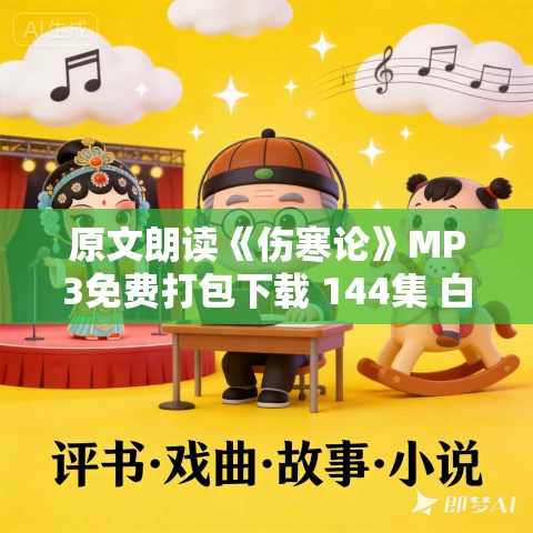 原文朗读《伤寒论》MP3免费打包下载 144集 白云出岫演播