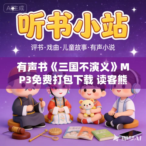 有声书《三国不演义》MP3免费打包下载 读客熊猫君播讲 253集完结