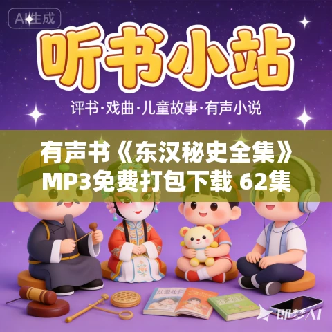 有声书《东汉秘史全集》MP3免费打包下载 62集全