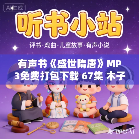 有声书《盛世隋唐》MP3免费打包下载 67集 木子话故事播音 有声书《盛世隋唐》MP3免费打包下载 67集 木子话故事播音