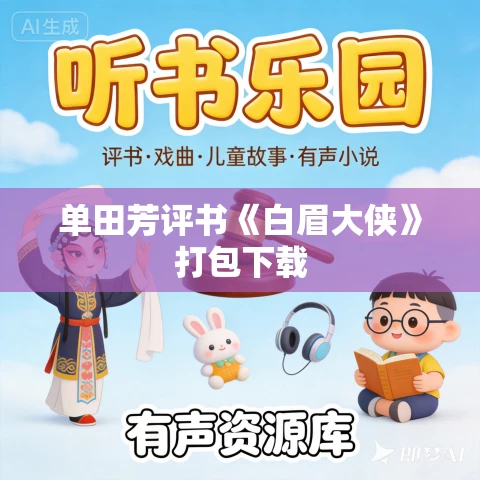 单田芳评书《白眉大侠》打包下载 单田芳评书《白眉大侠》打包下载